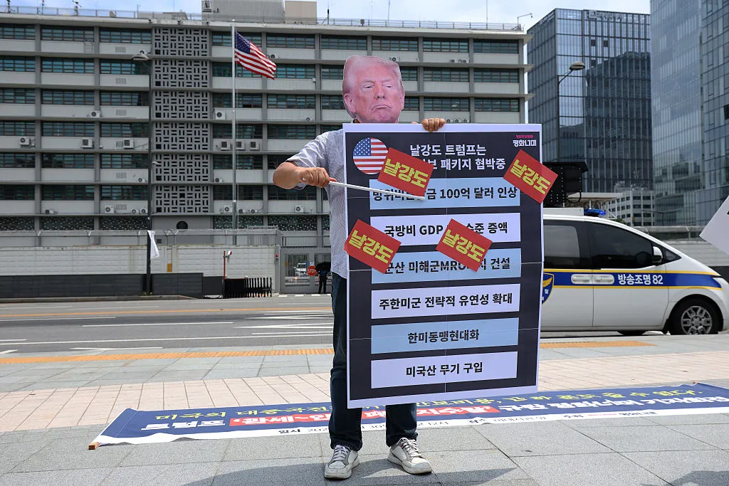 South Korean Civic Groups Hold Anti-U.S. Protests