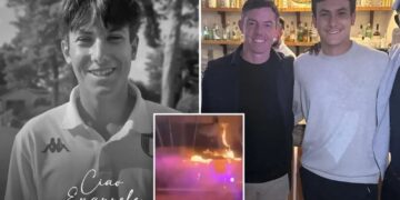 Young golfer Emanuele Galeppini named as first victim of Swiss bar blaze that killed at least 40