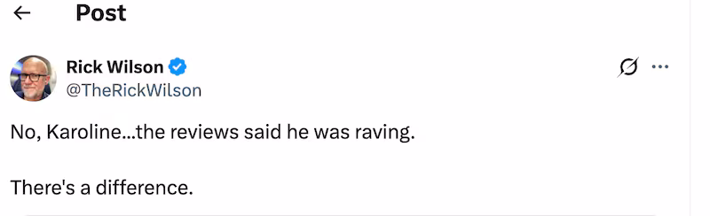 Leavitt was slammed for defending Trump's rambling speech at Davos.