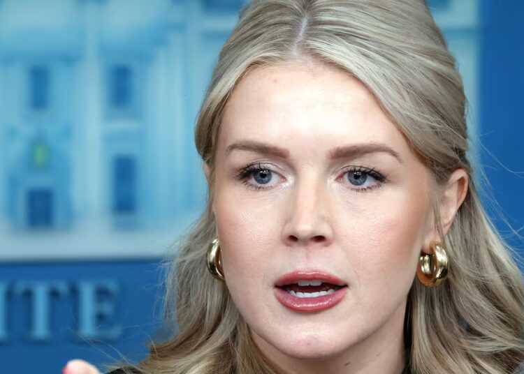 Leavitt Slapped Down for Claiming Erratic Trump Speech Had ‘Rave Reviews’