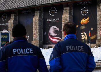 Inside USA House: The converted church that left a MAGA mark on Davos