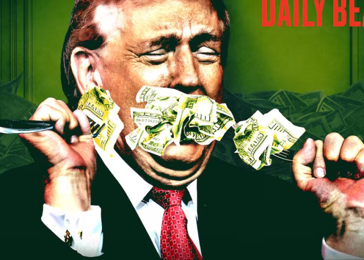 How Trump’s Greed Will Bring Him Down