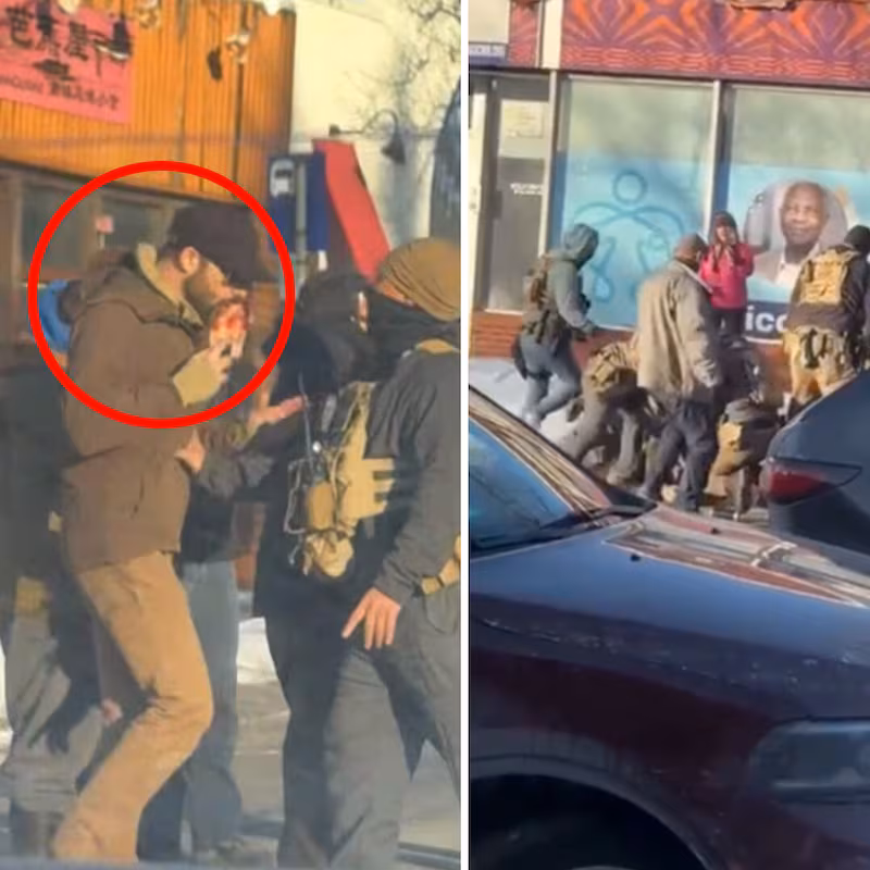 Video of a man being shot by ICE Agents in Minneapolis on January 24, 2026