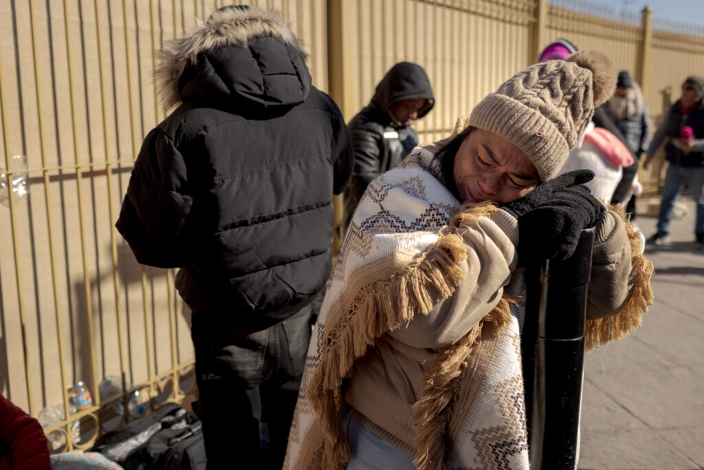 Her wail at the border as Trump took office went viral — and echoes today