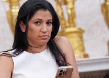 Gavin Newsom Fact-Checks Stephen Miller’s Wife Katie as Feud Ignites