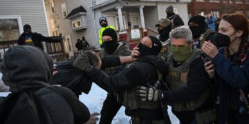 ICE and activists clash over doxing and privacy, in court and streets