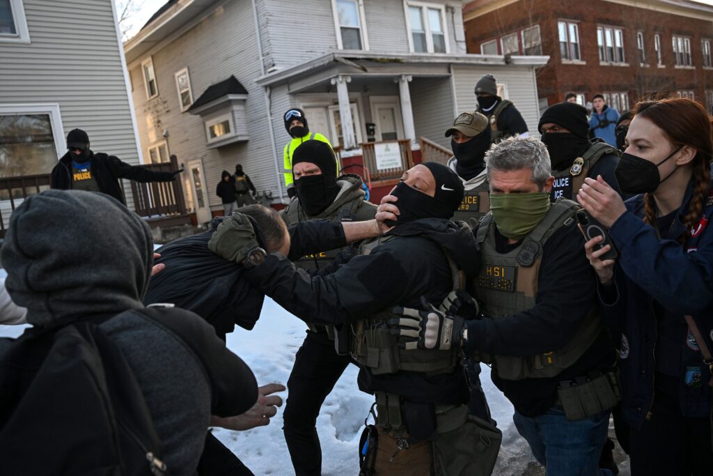 ICE and activists clash over doxing and privacy, in court and streets