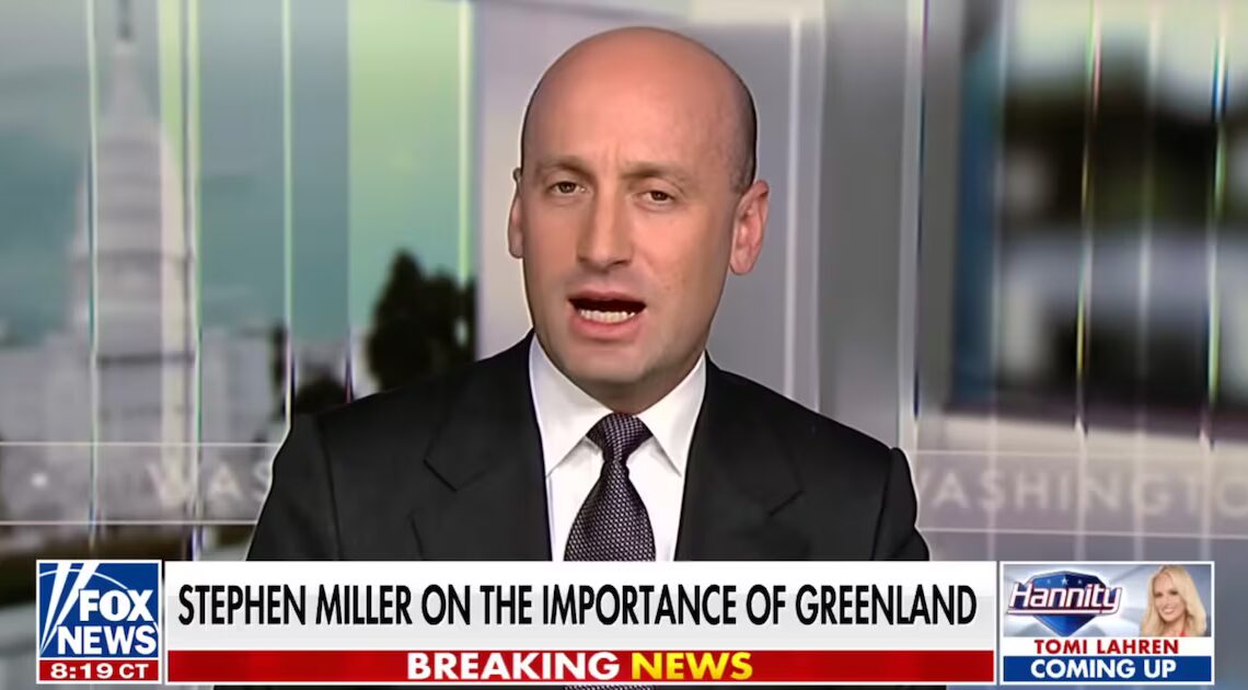 Stephen Miller Invents New Law to Justify Trump’s Obsession