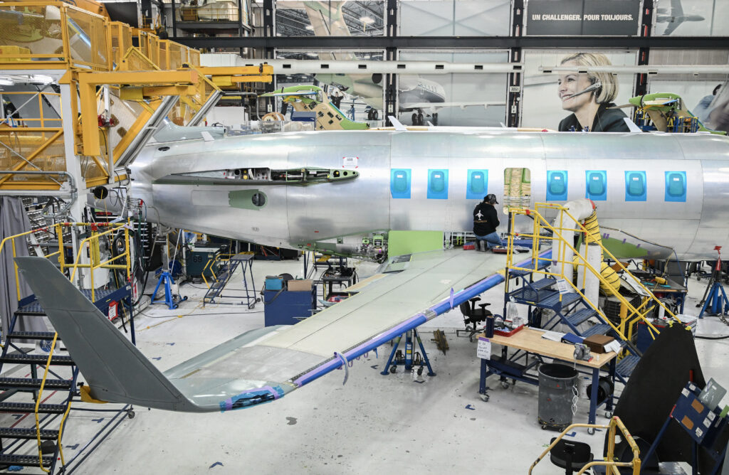 Trump says U.S. will decertify Canadian-made planes, threatens 50% tariff