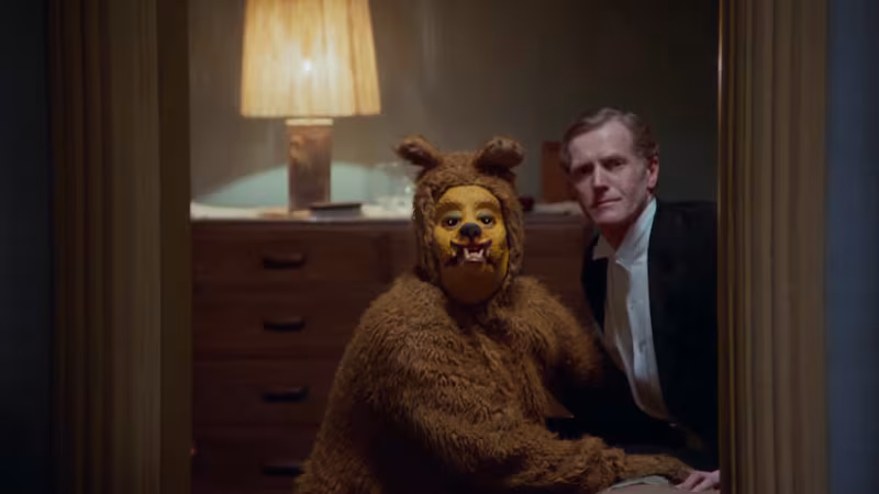 The Bear Man scene in "The Shining"