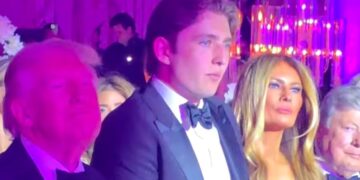 Awkward Barron Trump, 19, Spends New Year’s Eve With Parents After Links to Twisted Woman-Haters Are Revealed