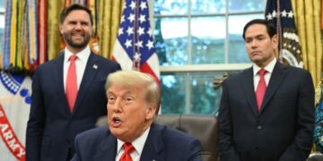 Vance and Rubio Show Off Shoes Bought by Daddy Trump for His Big Interview