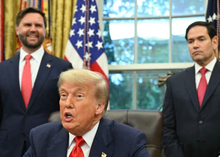 Vance and Rubio Show Off Shoes Bought by Daddy Trump for His Big Interview