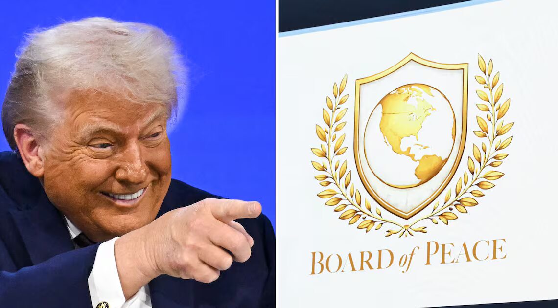 Trump Unveils World’s Tackiest Logo for His $1B Grift