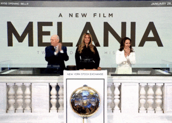 Crowd Told to Clap More at Melania’s Awkward Stock Exchange Ceremony