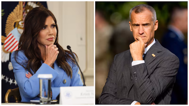 Kristi Noem / Corey Lewandowski split