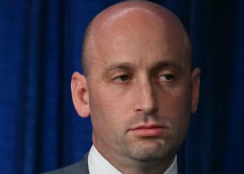 Stephen Miller Mocked for Deploying Podcaster Wife to Save Job