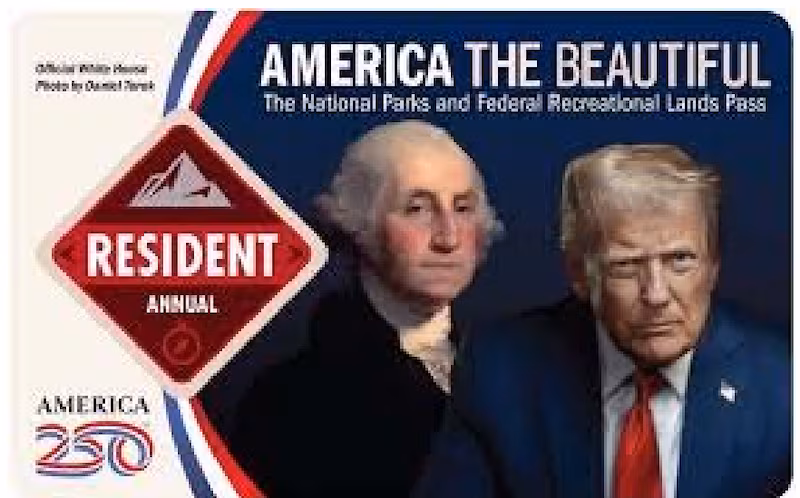 The government's proposed National Parks pass, which it is being sued over by the Center for Biological Diversity.