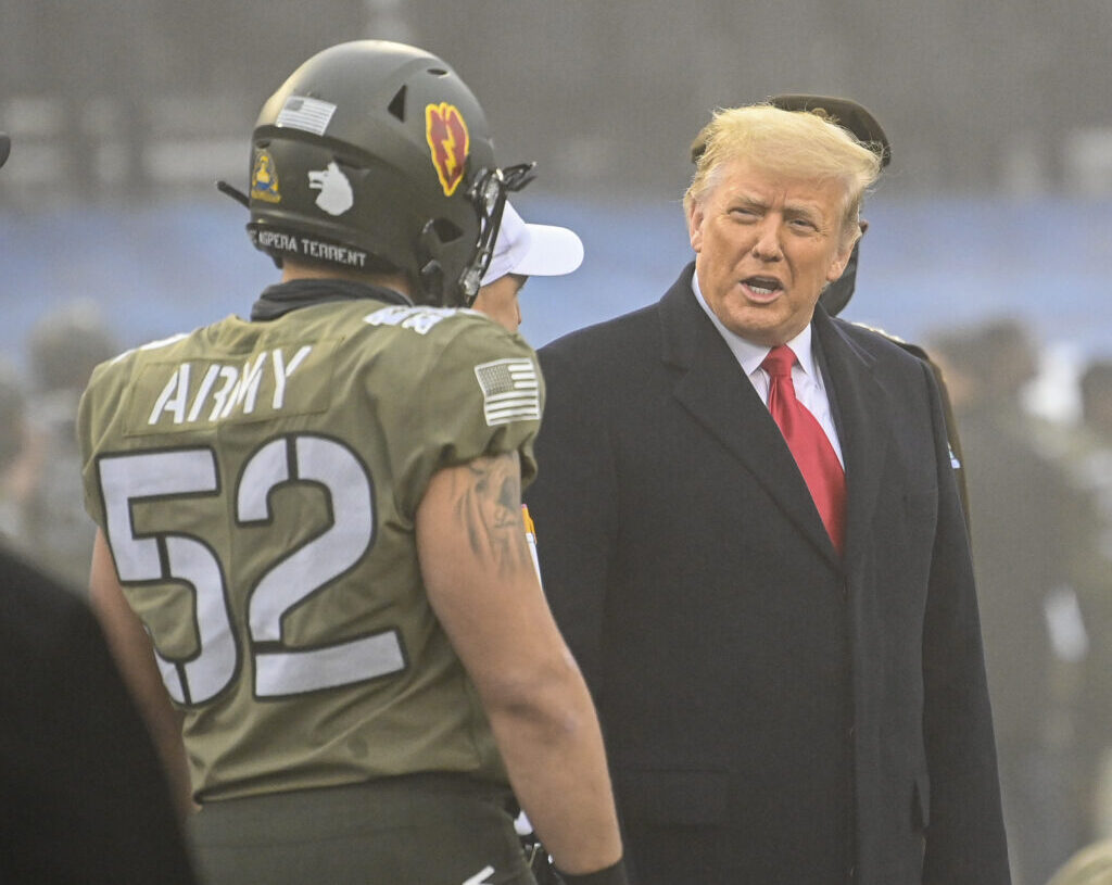 Trump will order TV networks to ‘protect’ Army-Navy football game