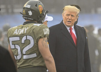 Trump will order TV networks to ‘protect’ Army-Navy football game