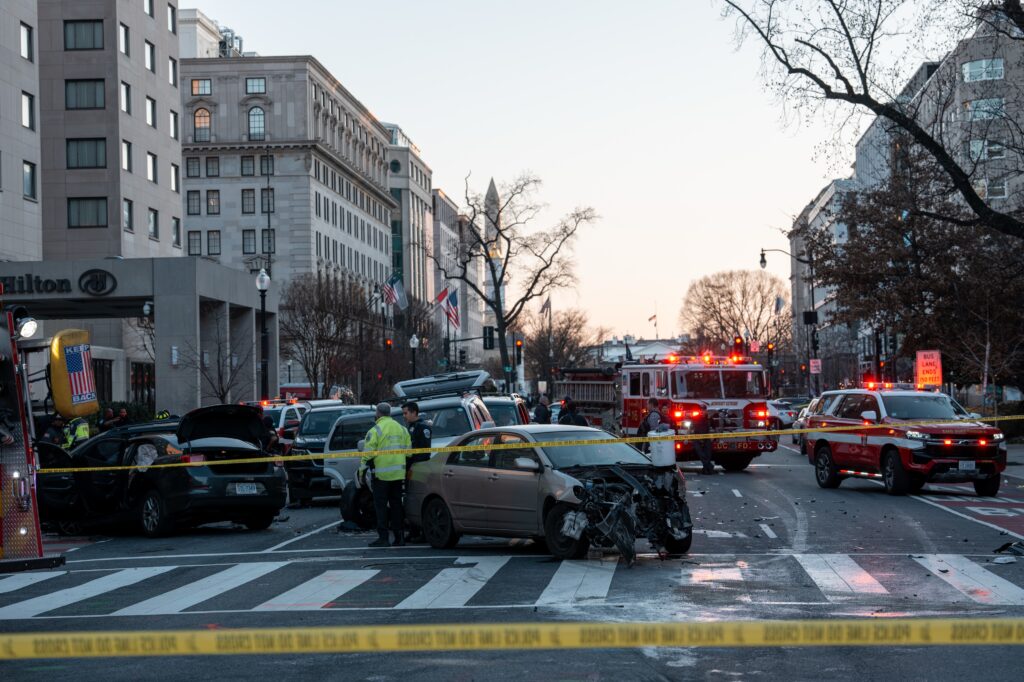 Police arrest 20-year-old following fatal 5-car collision in downtown D.C.