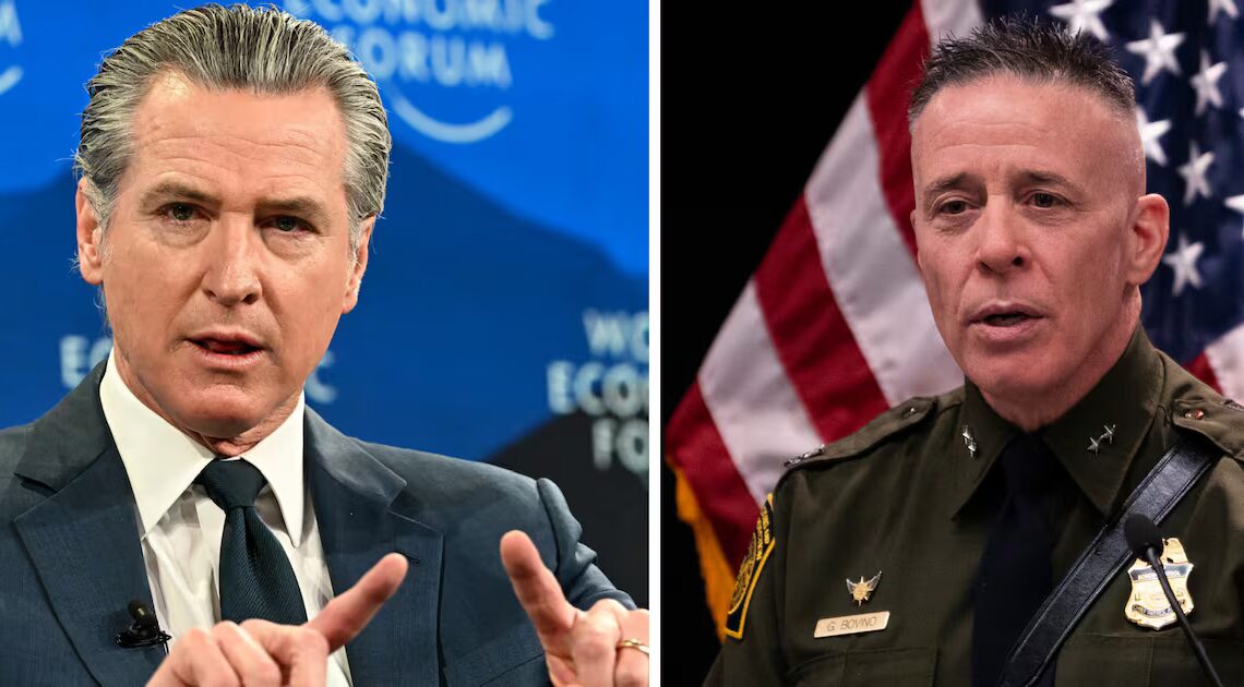 Newsom Goes to War With Trump Goon Over Nazi Cosplay