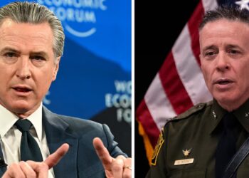 Newsom Goes to War With Trump Goon Over Nazi Cosplay