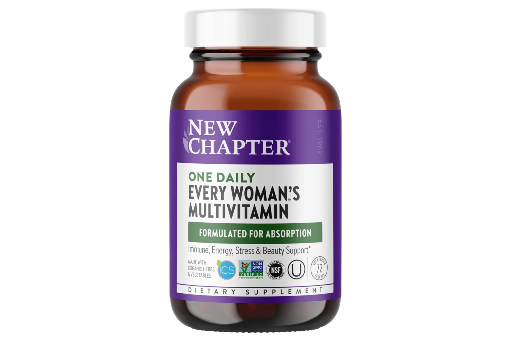 New Chapter One Daily Every Woman's Multivitamin + Immune, Stress, Energy & Beauty Support