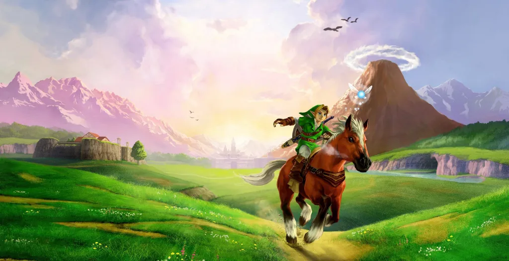 Ocarina of Time 3DS Key Art