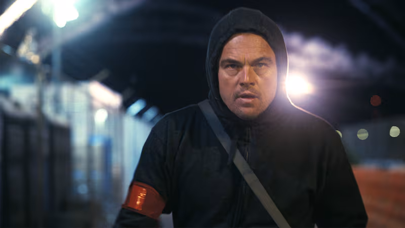 Leonardo DiCaprio in “One Battle After Another.”