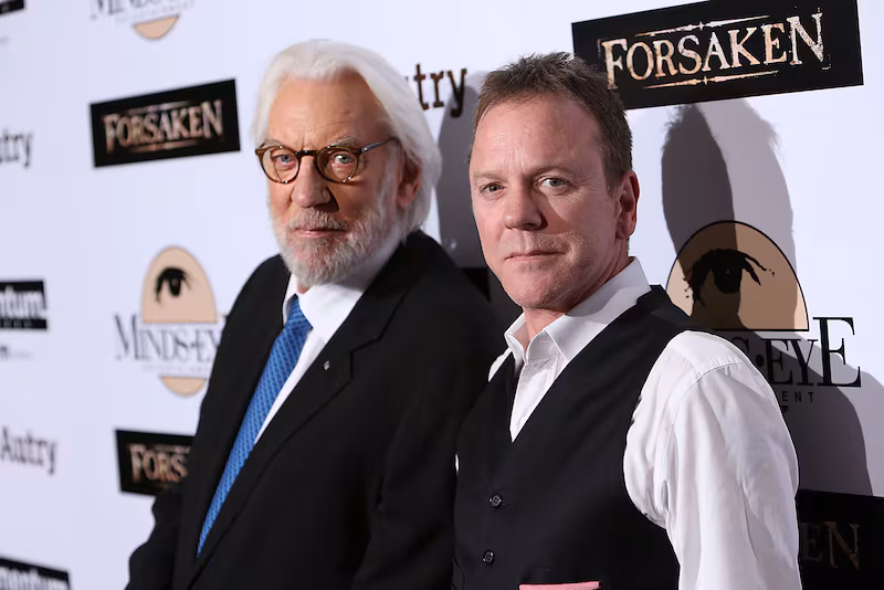 Donald and Kiefer Sutherland