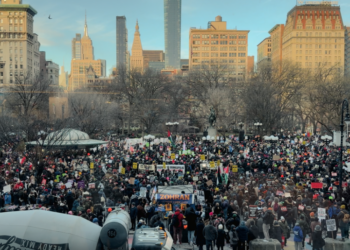 Thousands March Through Manhattan to Protest ICE Crackdowns Across U.S.