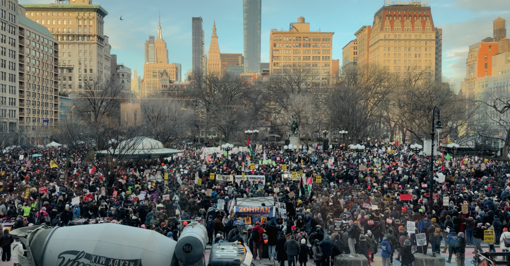 Thousands March Through Manhattan to Protest ICE Crackdowns Across U.S.