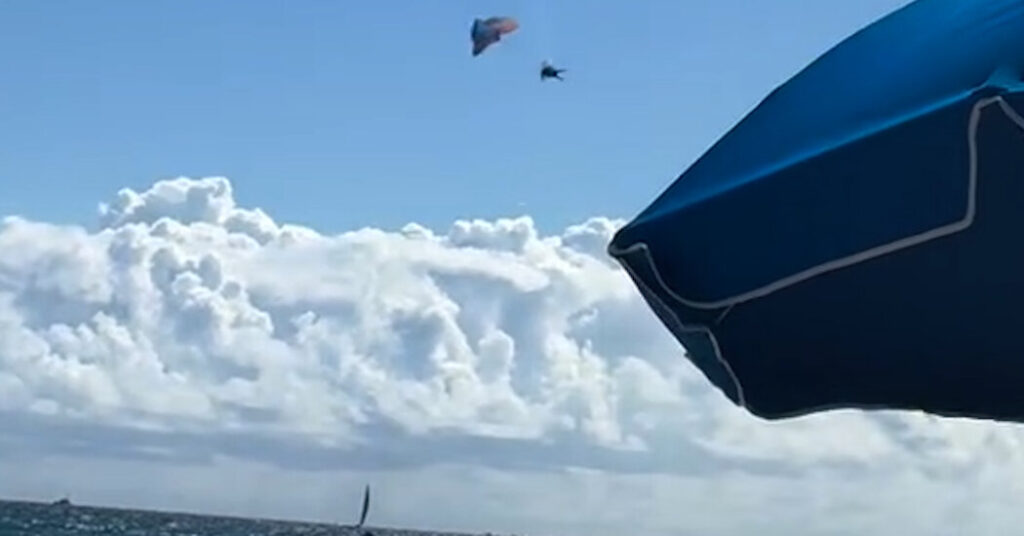 Paraglider Survives 500-Foot Crash Into Ocean Off Florida, Rescuers Say
