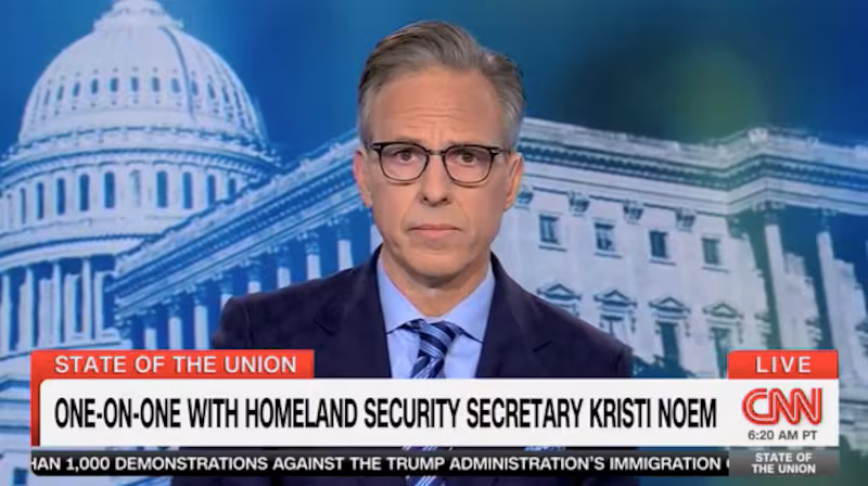 Kristi Noem on State of the Union with Jake Tapper