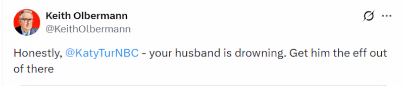 Keith Olbermann's tweet