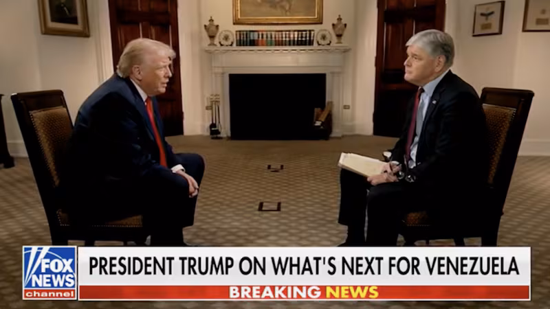 Donald Trump interviewed by Sean Hannity.
