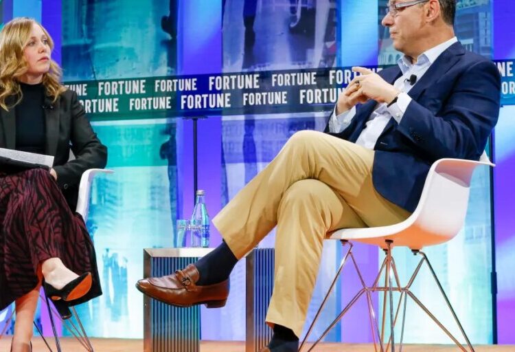 Pfizer’s CEO on leading after a moonshot—and making deals with Trump