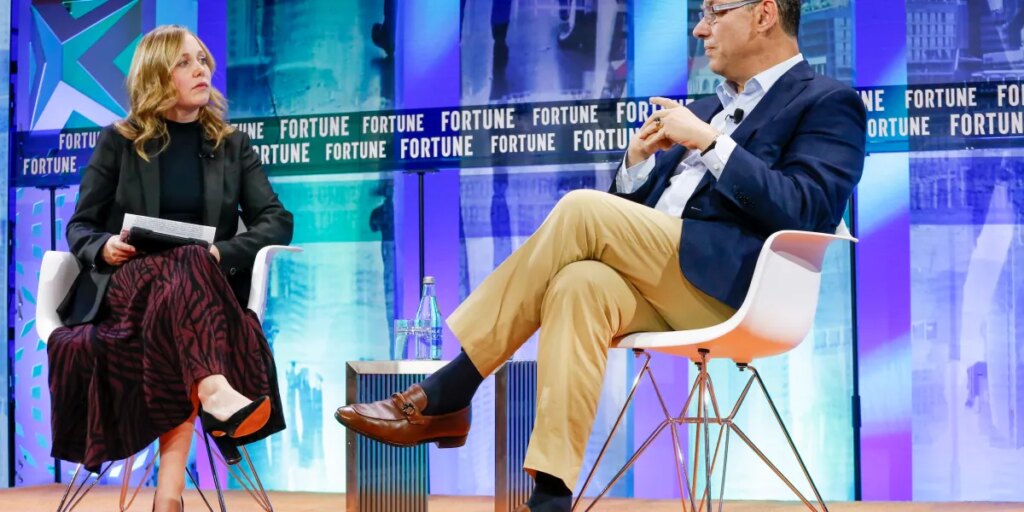 Pfizer’s CEO on leading after a moonshot—and making deals with Trump