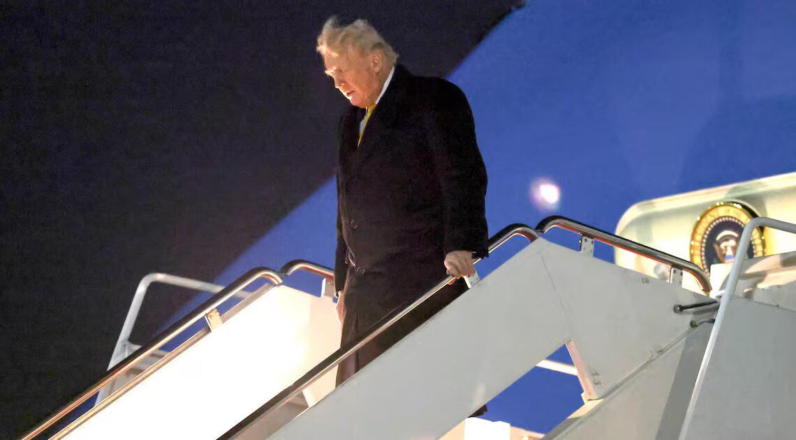 Trump, 79, Struggles on Air Force One Stairs After Bombshell Health Confession