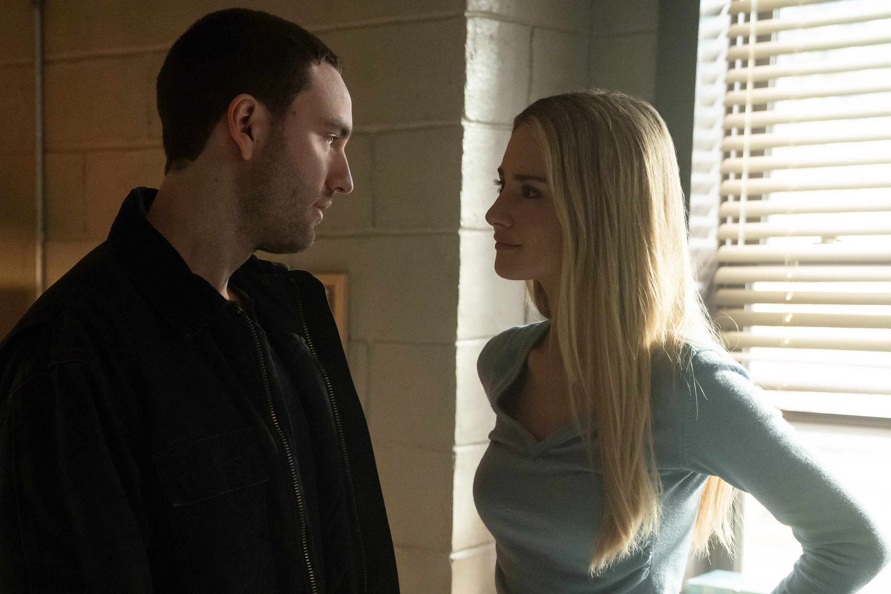 TELL ME LIES, from left: Jackson White, Grace Van Patten, âYou F*cked It, Friend', (Season 3, ep. 301, aired Jan. 13, 2026). photo: Ian Watson / Â©Hulu/Disney / Courtesy Everett Collection