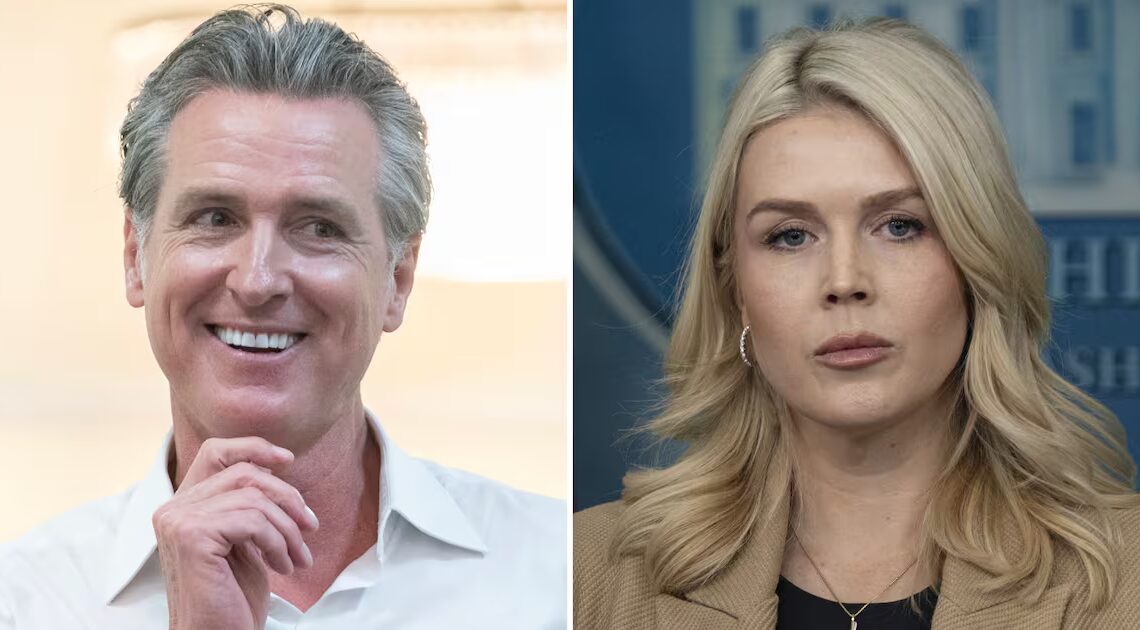 Gavin Newsom Compares Karoline Leavitt to Ultimate MAGA Trigger Topic