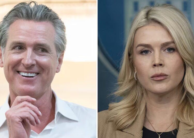 Gavin Newsom Compares Karoline Leavitt to Ultimate MAGA Trigger Topic