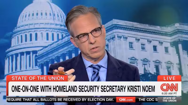 Kristi Noem on State of the Union with Jake Tapper