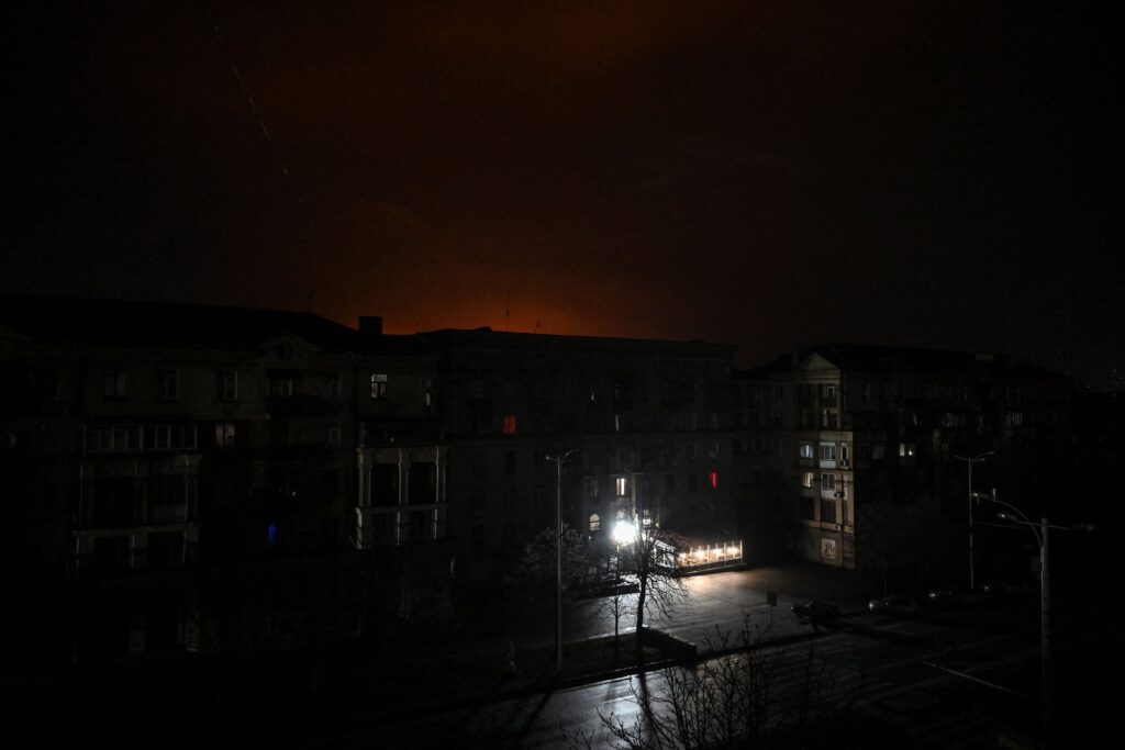 Russian strikes cause wide-scale blackout in two Ukrainian regions