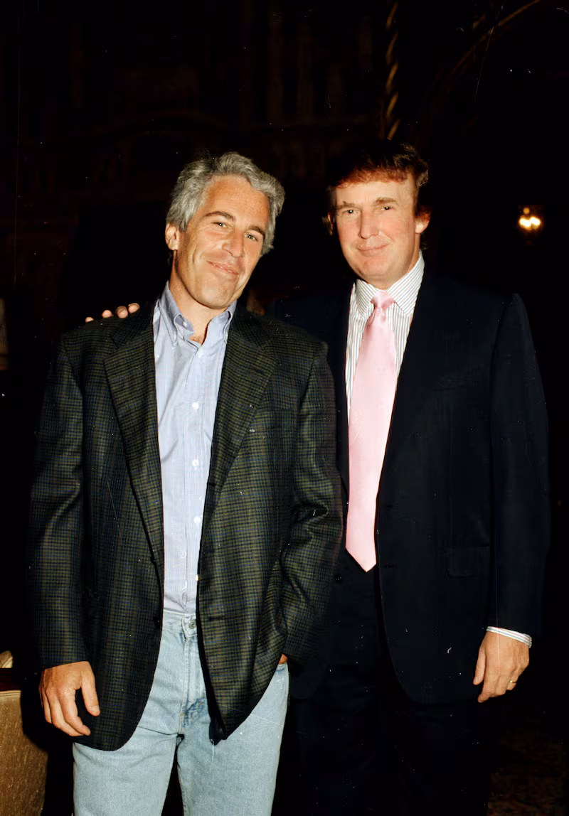 “I’ve known Jeff for 15 years. Terrific guy,” Trump told New York magazine in 2002. “He’s a lot of fun to be with. It is even said that he likes beautiful women as much as I do, and many of them are on the younger side.”