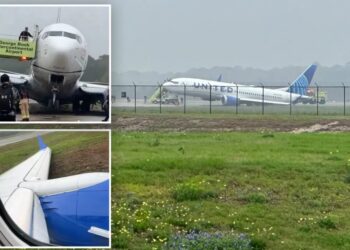 Terrifying video, cockpit audio captures moment United flight slips off runway: ‘Oh my god!’