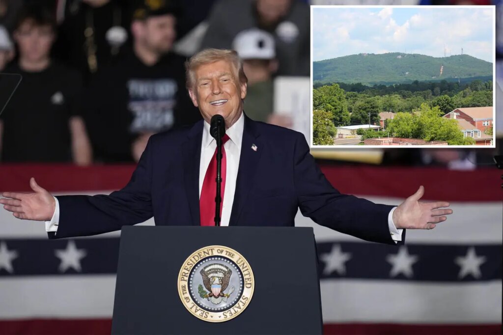Georgia state lawmaker moves to name Sawnee Mountain after President Trump
