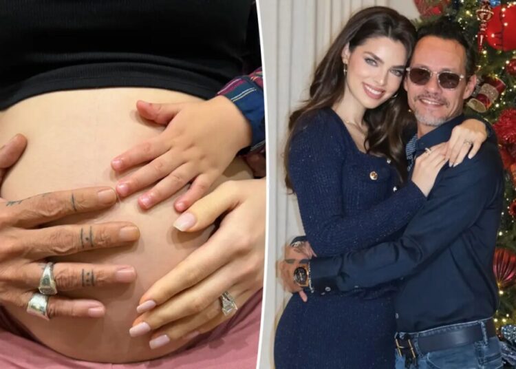 Marc Anthony is expecting baby No. 8, his second with pregnant wife Nadia Ferreira