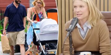 Claire Danes reveals her third child’s name years after surprise baby caused ‘convulsive meltdown’